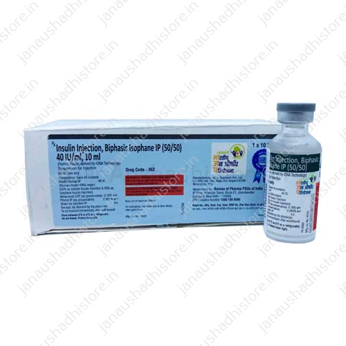 Biphasic Isophane Insulin 50/50 40iu/ml
