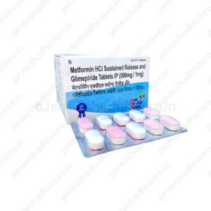 Glimepiride 1mg and Metformin 500mg Tablet